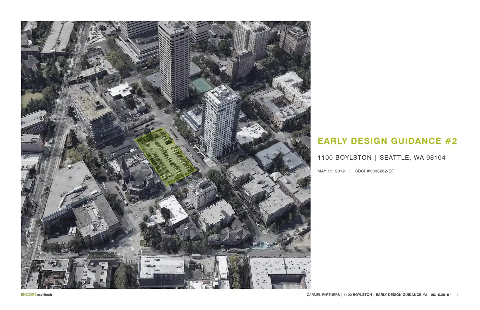 Design review proposal for 1100 Boylston Ave
