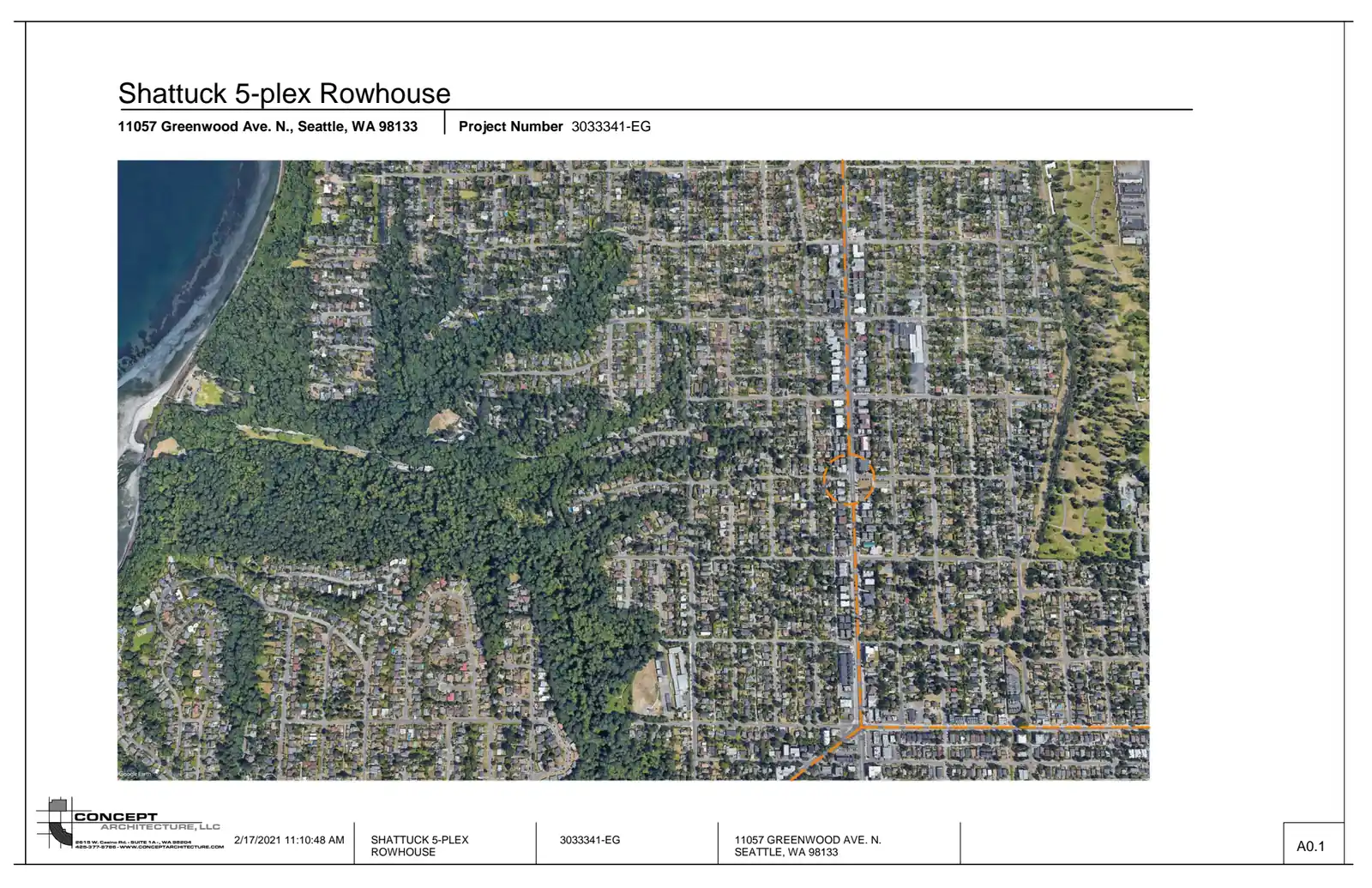 Design review proposal for 11057 Greenwood Ave N