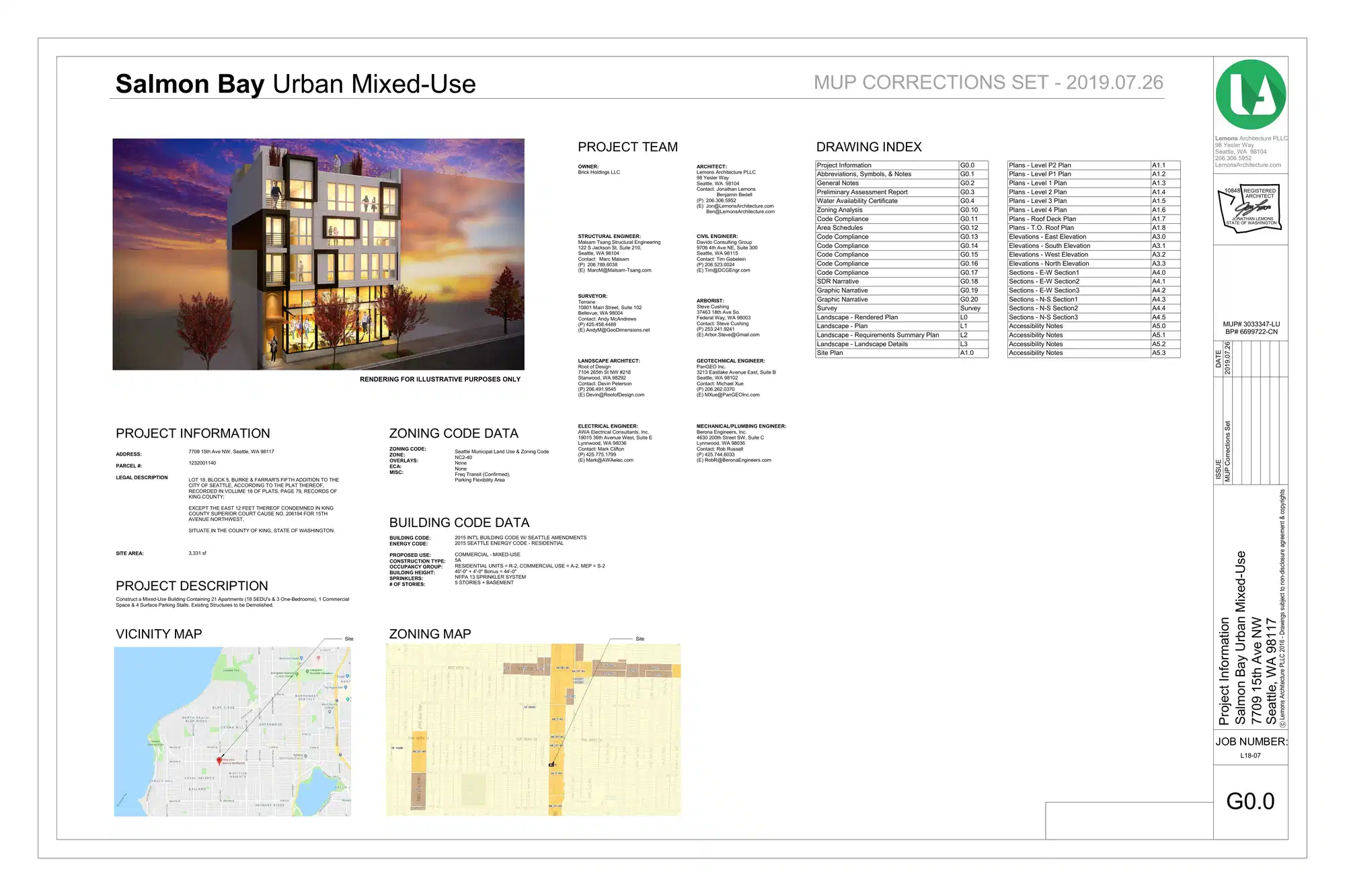Design review proposal for 7709 15th Ave NW