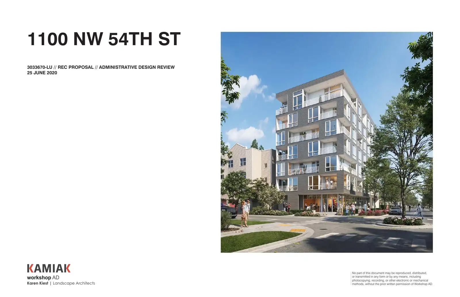 Design review proposal for 1100 NW 54th St