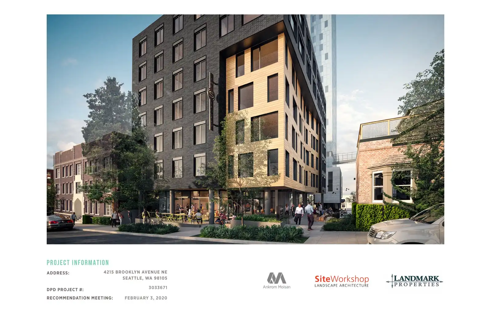 Design review proposal for 4215 Brooklyn Ave NE