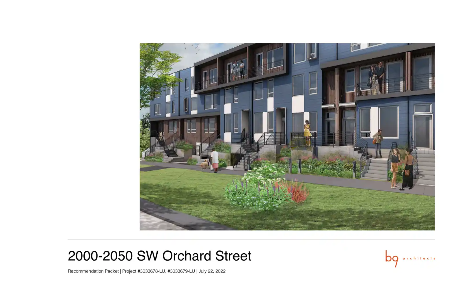 Design review proposal for 2050 SW Orchard St