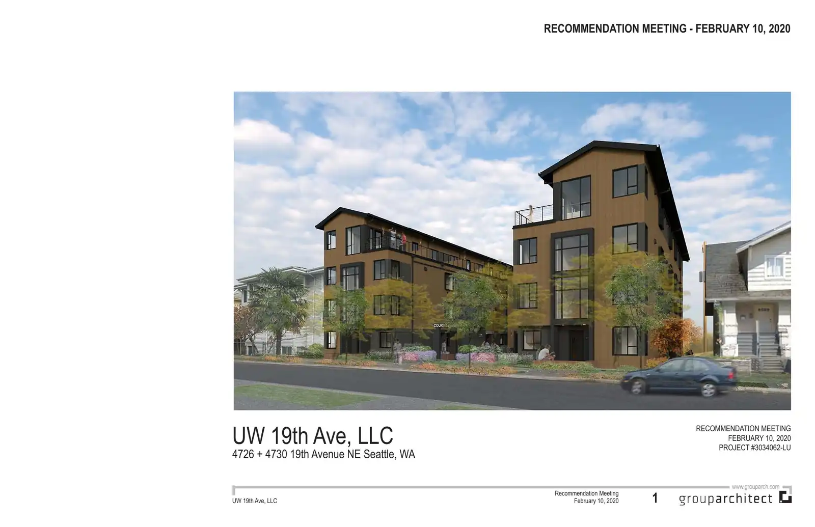 Design review proposal for 4730 19th Ave NE
