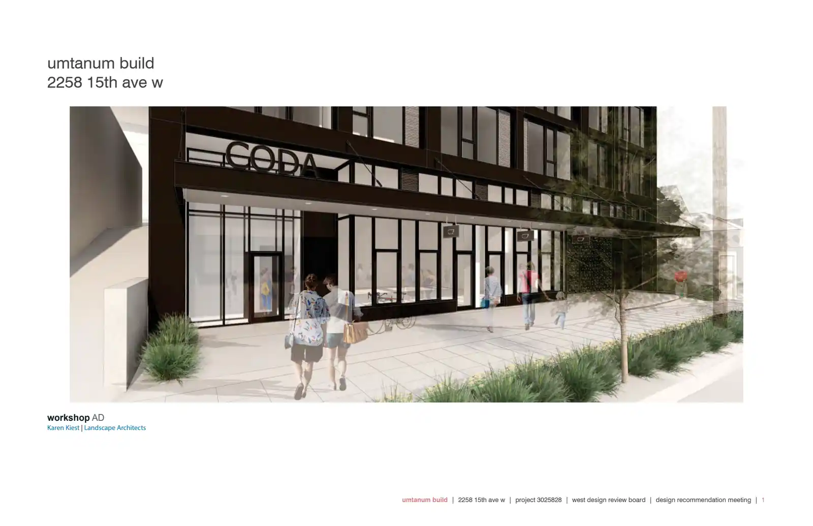 Design review proposal for 2258 15th Ave W