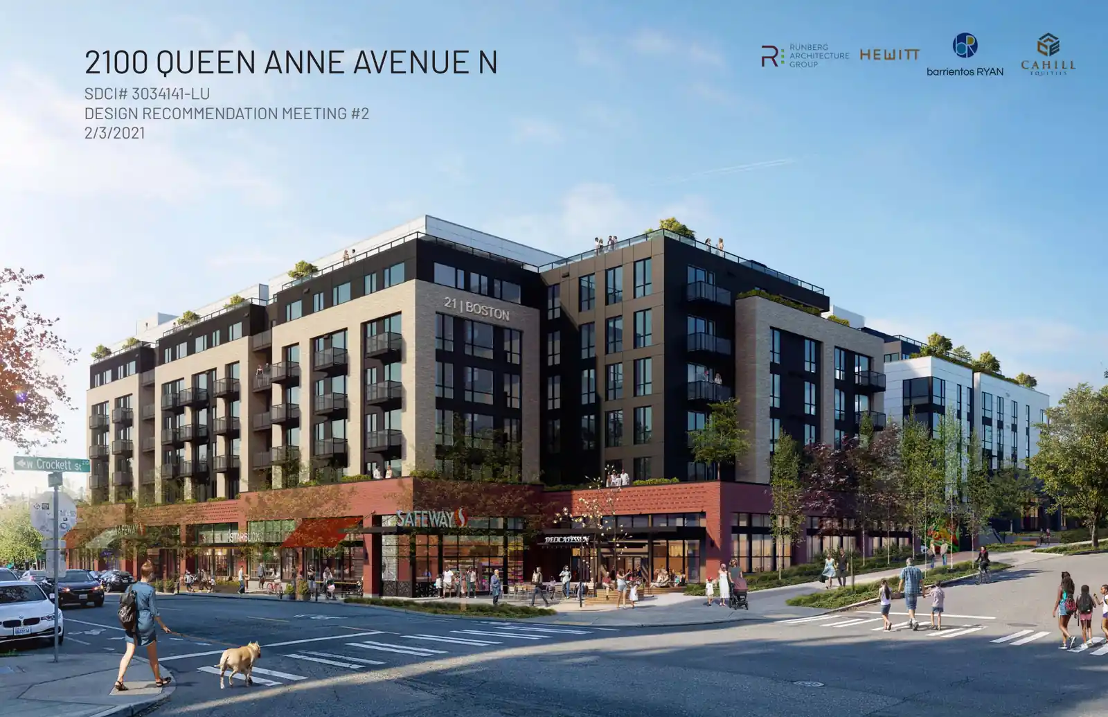 Design review proposal for 2100 Queen Anne Ave N