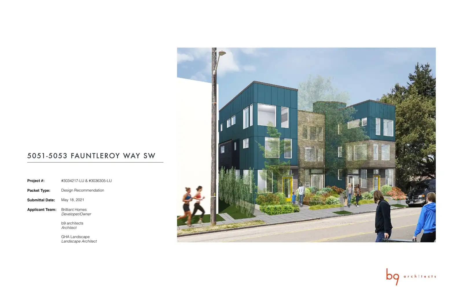 Design review proposal for 5051 Fauntleroy Way SW