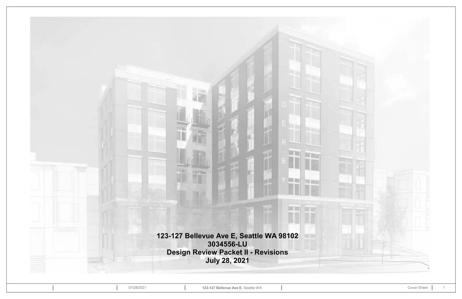Design review proposal for 123 Bellevue Ave E