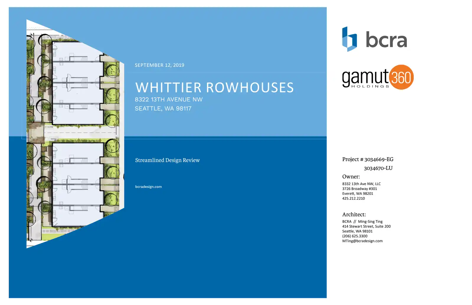 Design review proposal for 8322 13th Ave NW