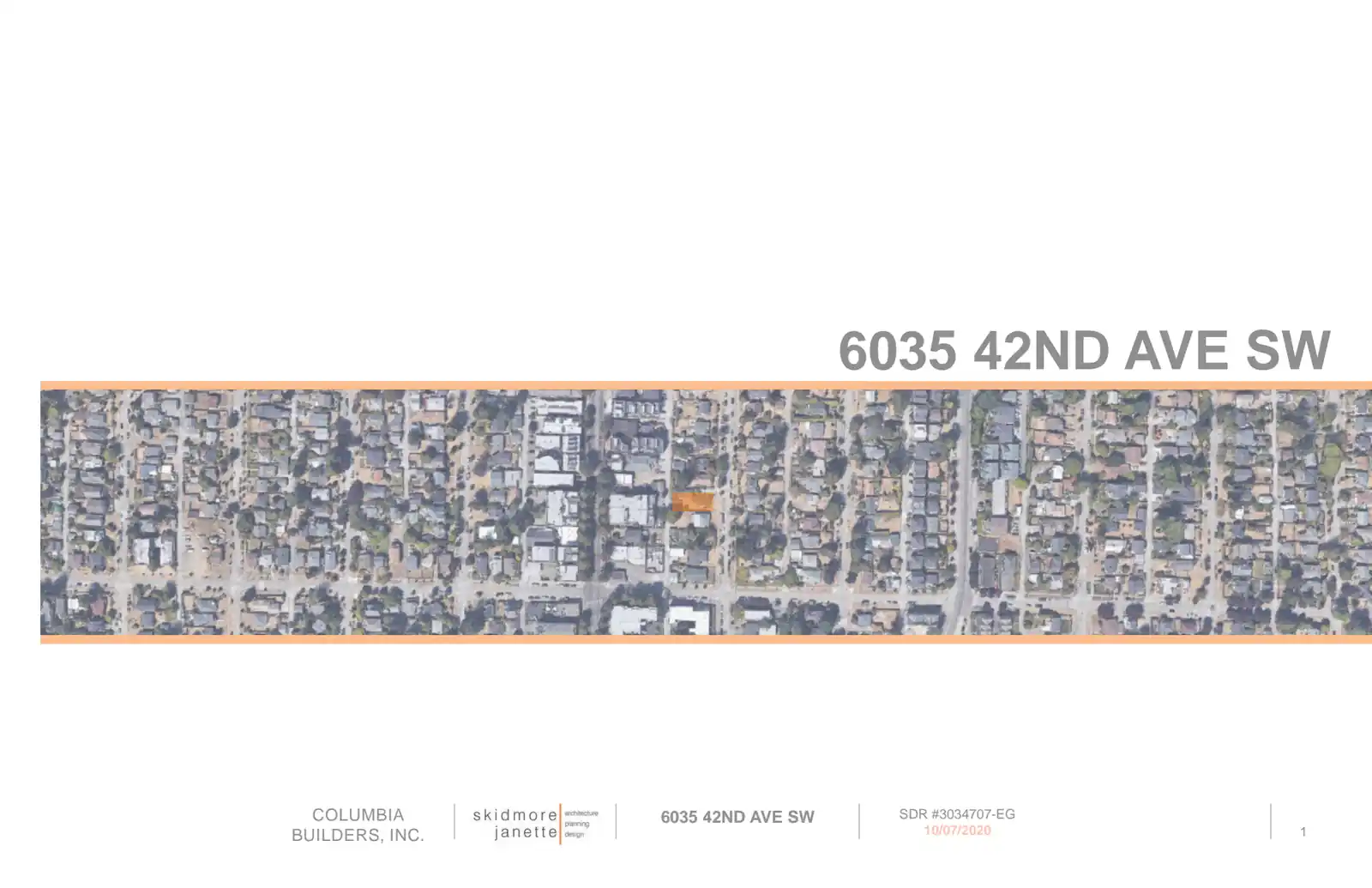 Design review proposal for 6035 42nd Ave SW
