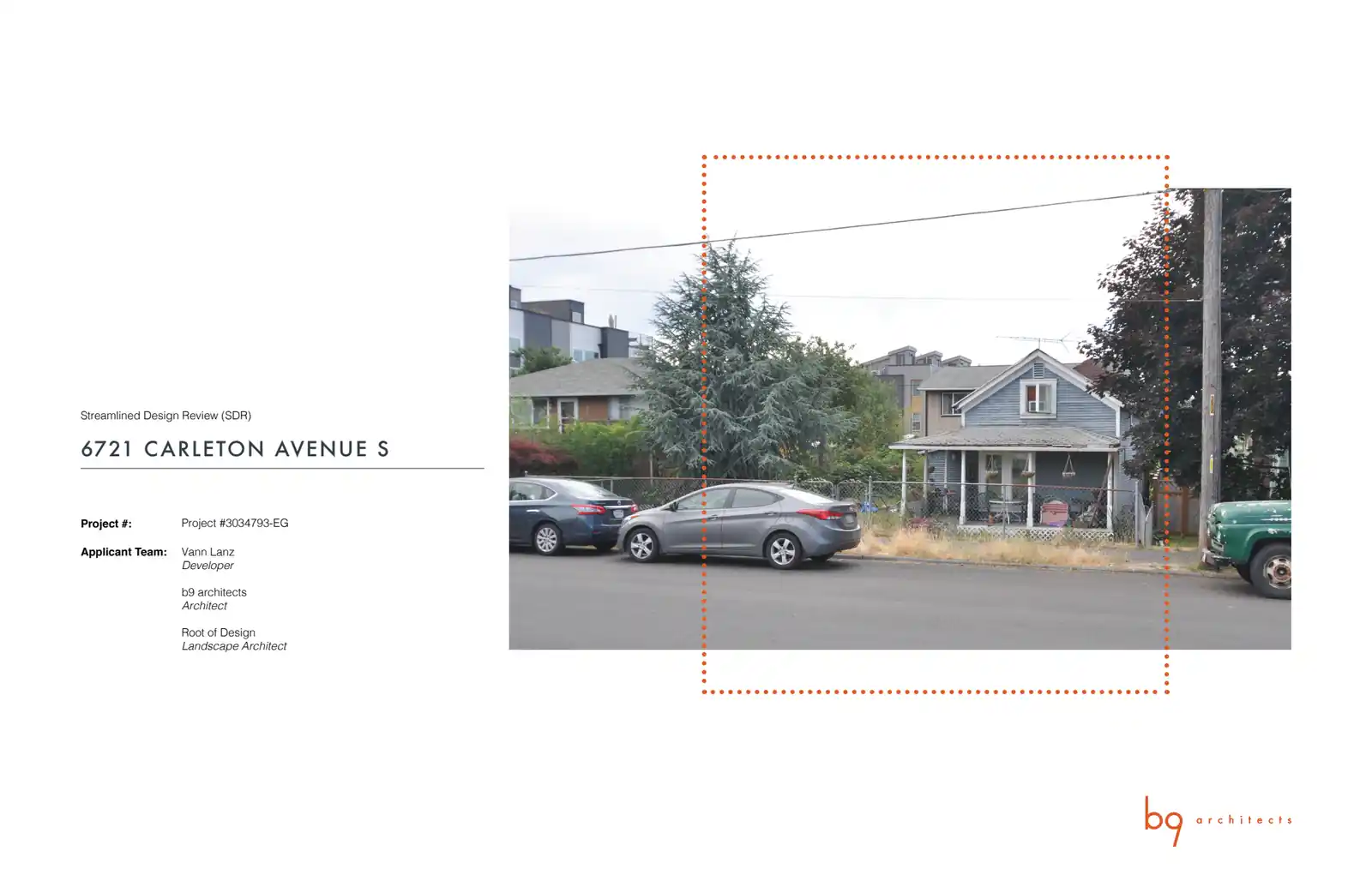 Design review proposal for 6721 Carleton Ave S