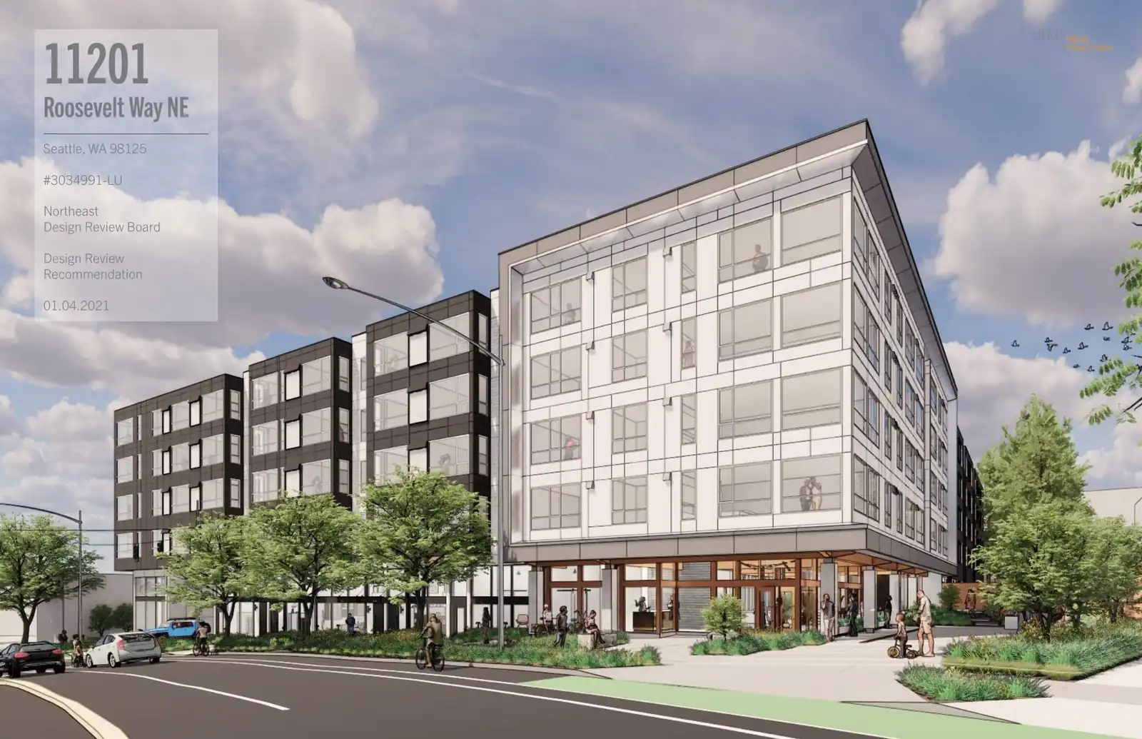 Design review proposal for 11201 Roosevelt Way NE