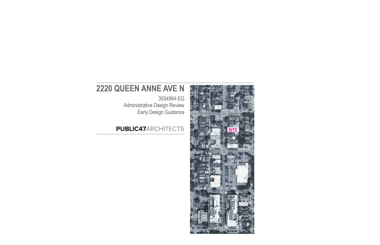 Design review proposal for 2220 Queen Anne Ave N