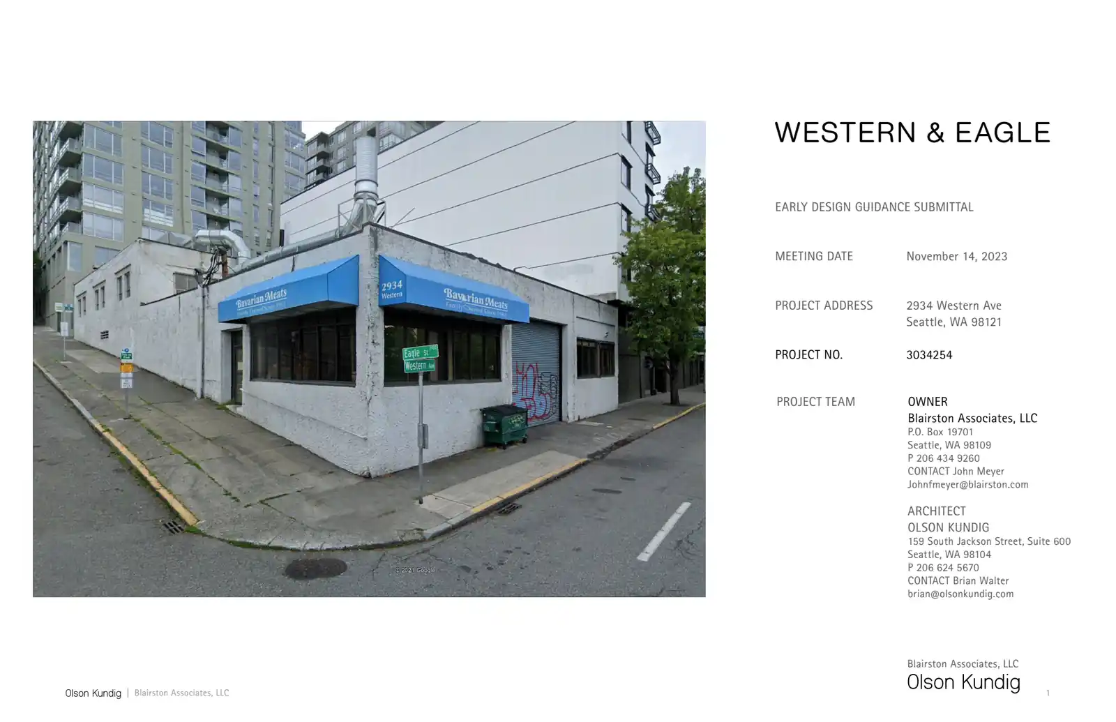 Design review proposal for 2934 Western Ave