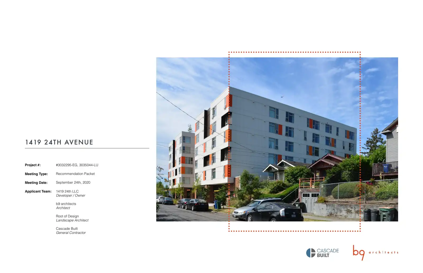 Design review proposal for 1419 24th Ave