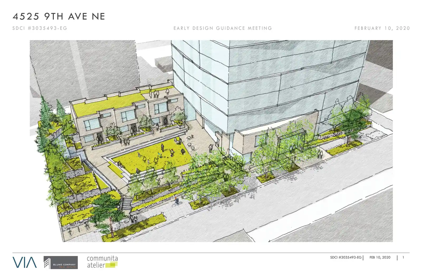Design review proposal for 4525 9th Ave NE