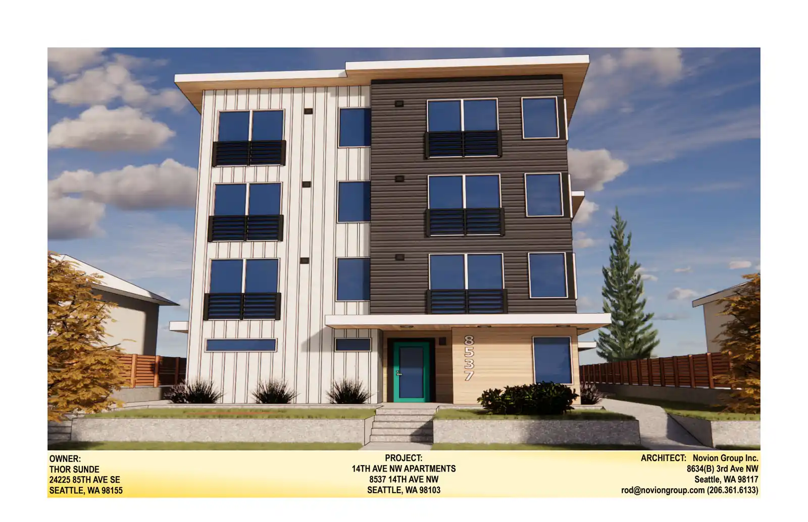 Design review proposal for 8537 14th Ave NW