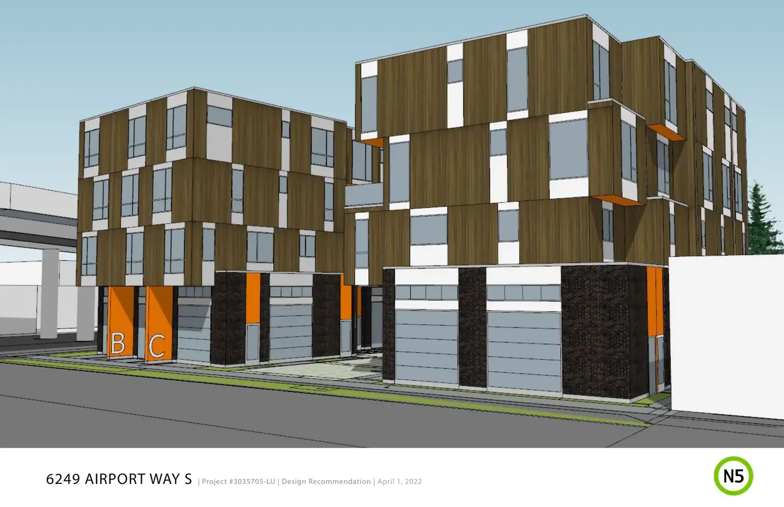 Design review proposal for 6249 Airport Way S