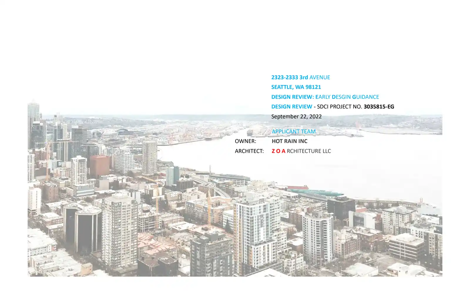 Design review proposal for 2333 3rd Ave