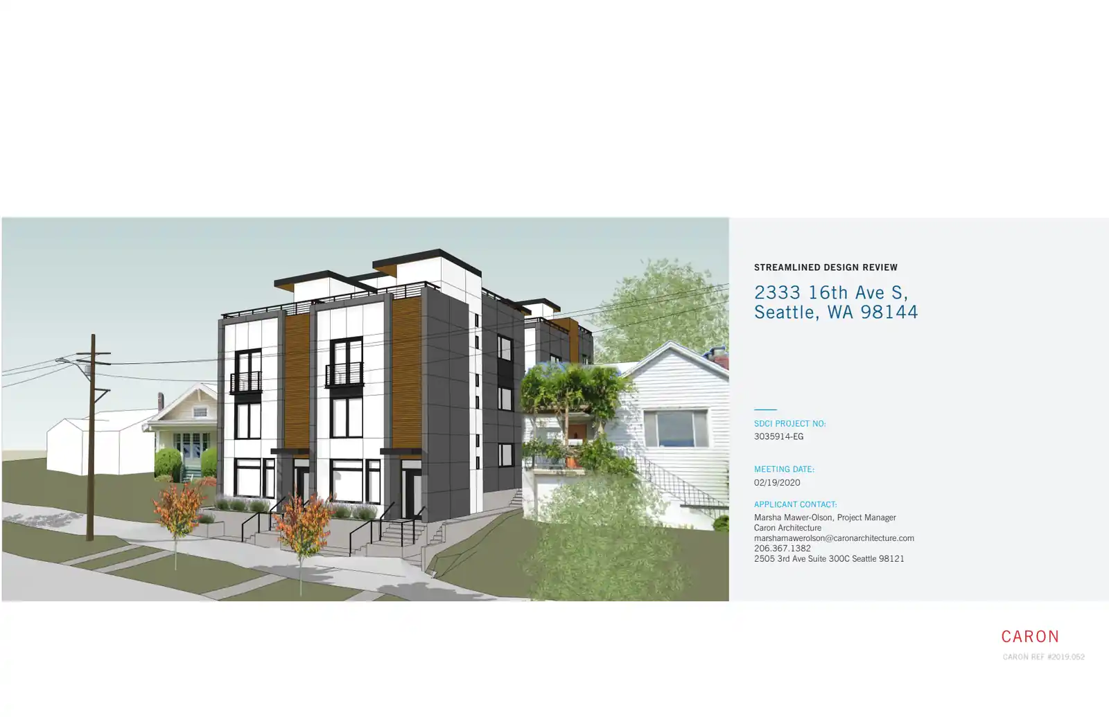 Design review proposal for 2333 16th Ave S