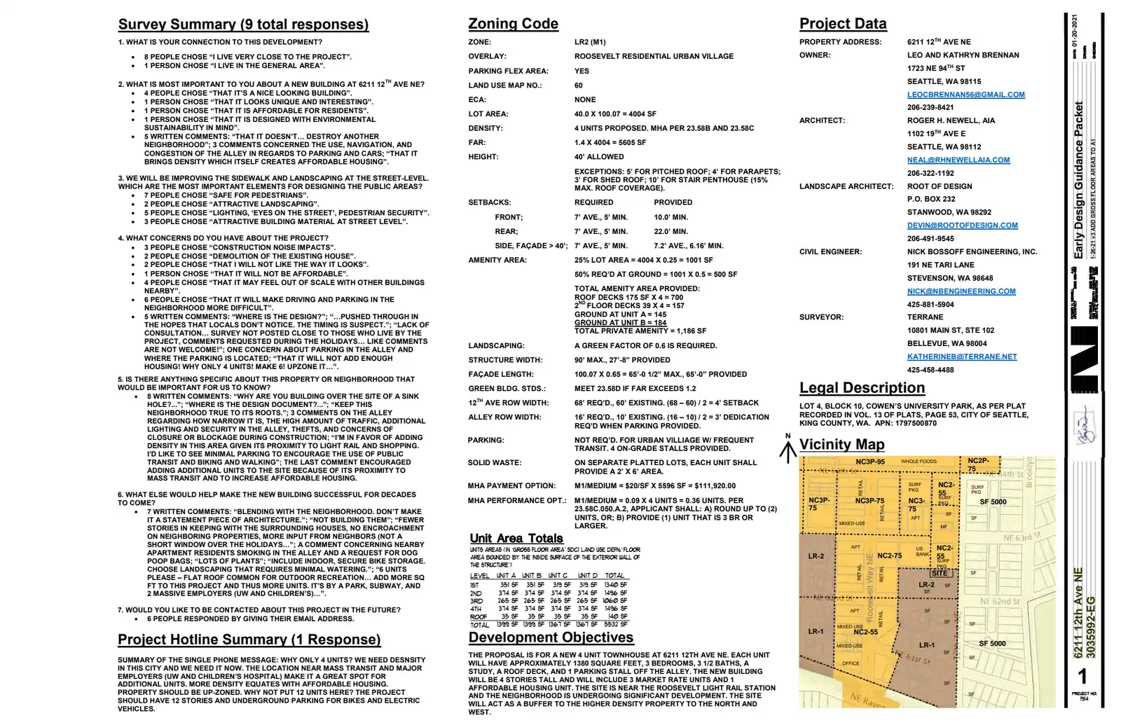 Design review proposal for 6211 12th Ave NE