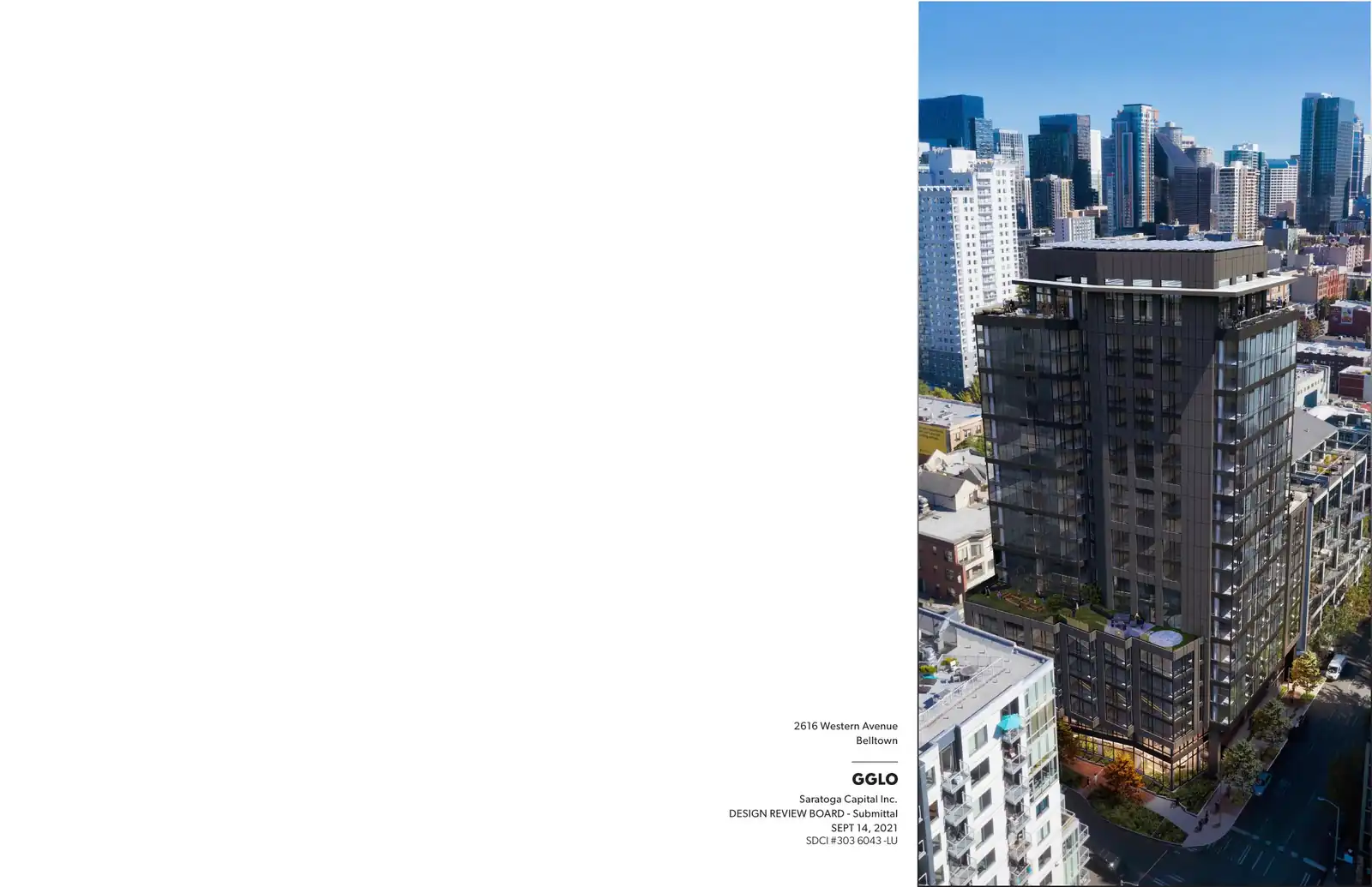 Design review proposal for 2616 Western Ave