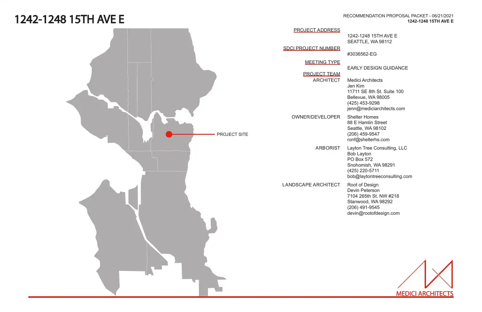 Design review proposal for 1238 15th Ave E