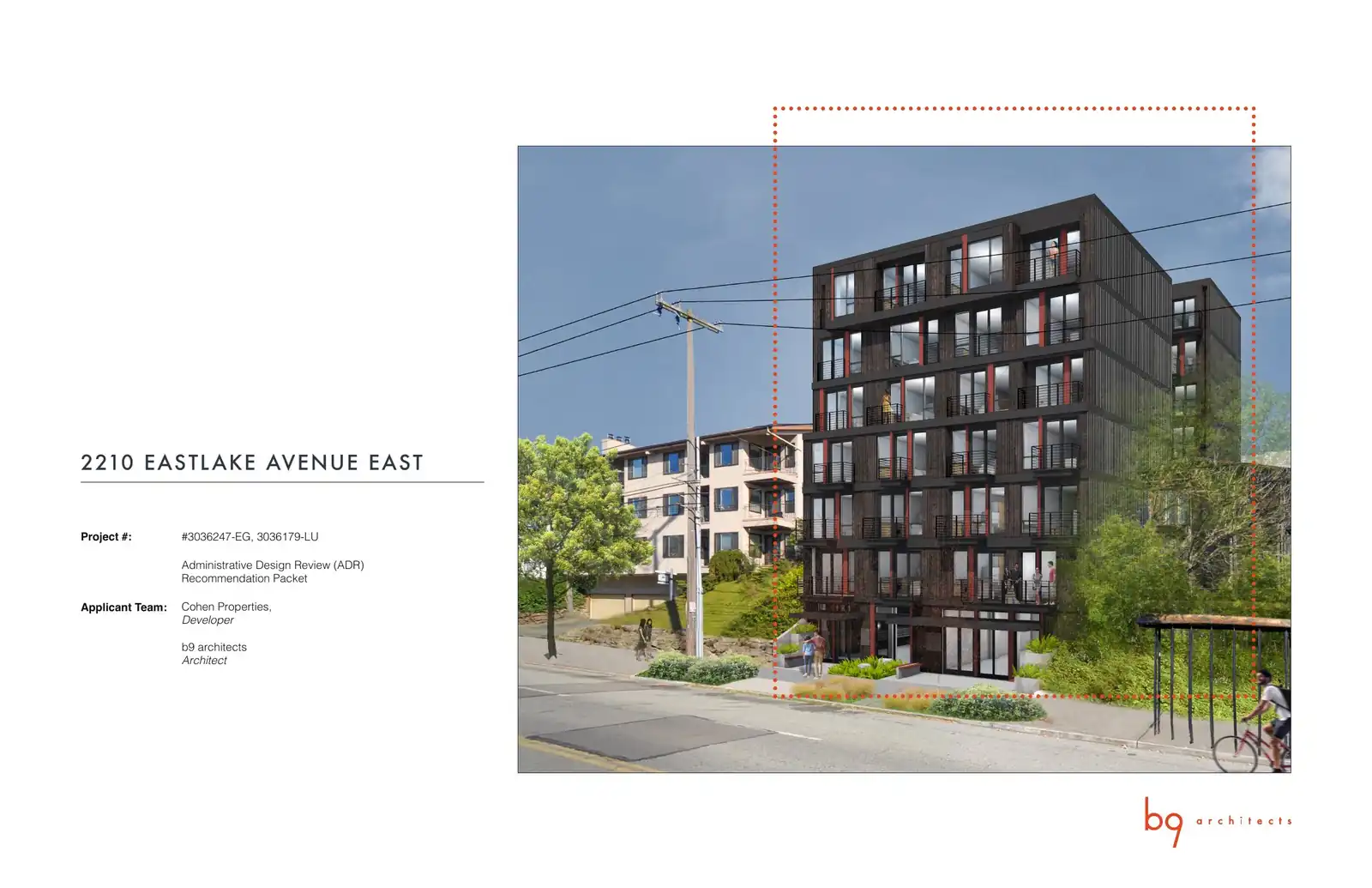 Design review proposal for 2210 Eastlake Ave E