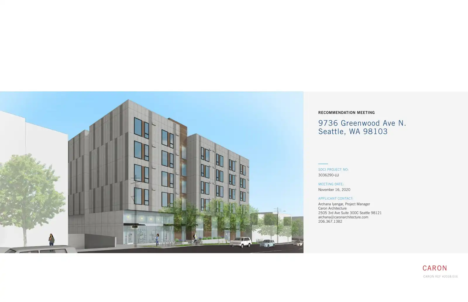 Design review proposal for 9736 Greenwood Ave N