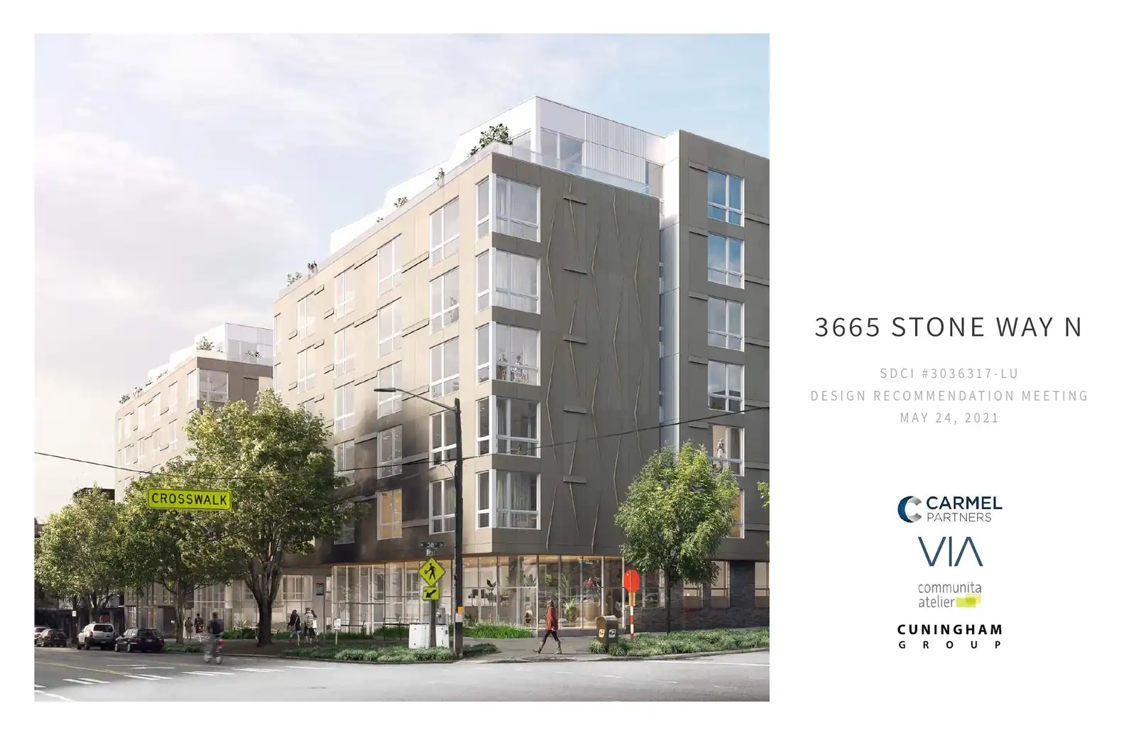 Design review proposal for 3665 Stone Way N