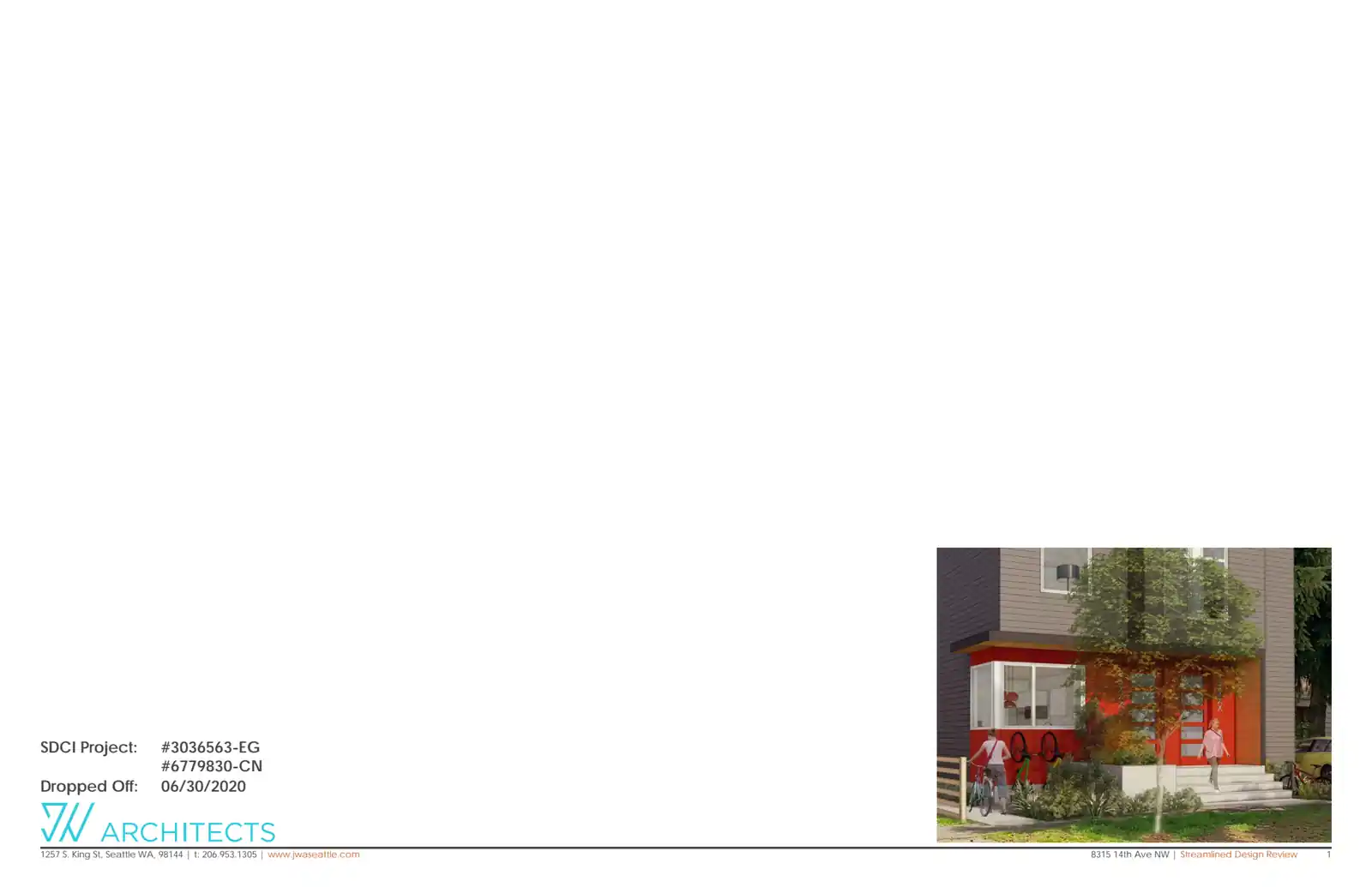 Design review proposal for 8315 14th Ave NW