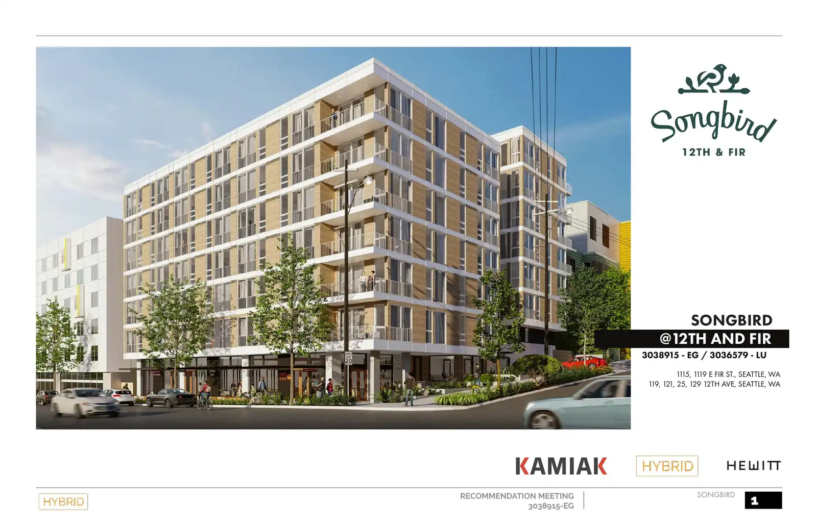 Design review proposal for 1121 E Fir St