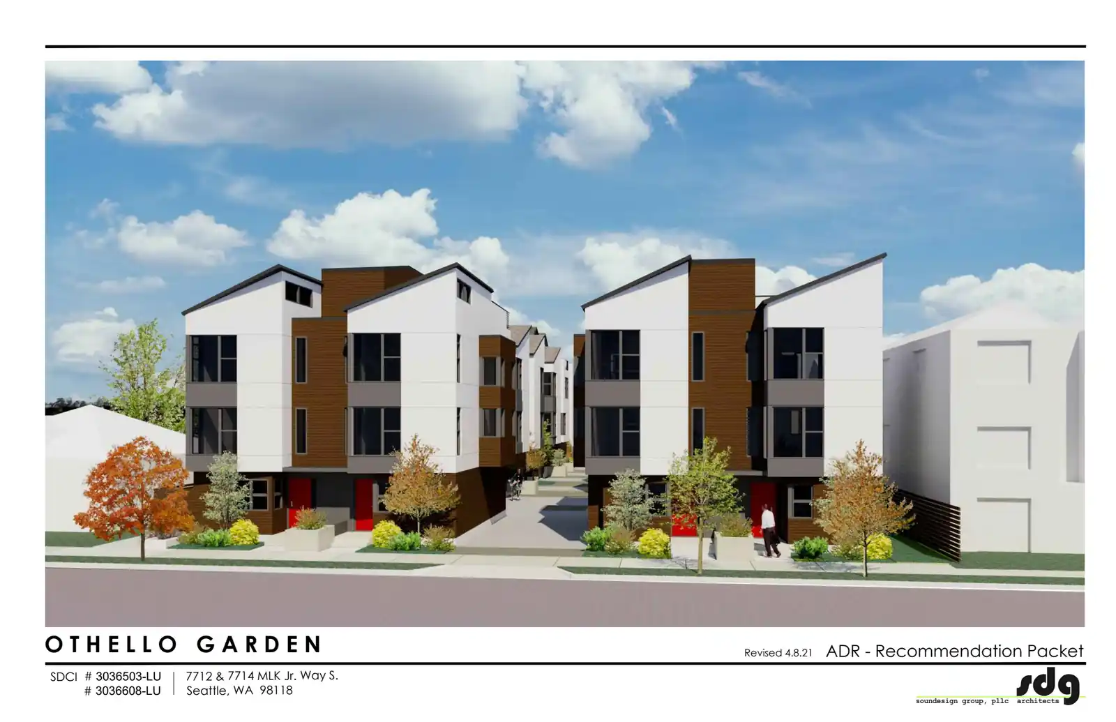Design review proposal for 7714 M L King Jr Way S