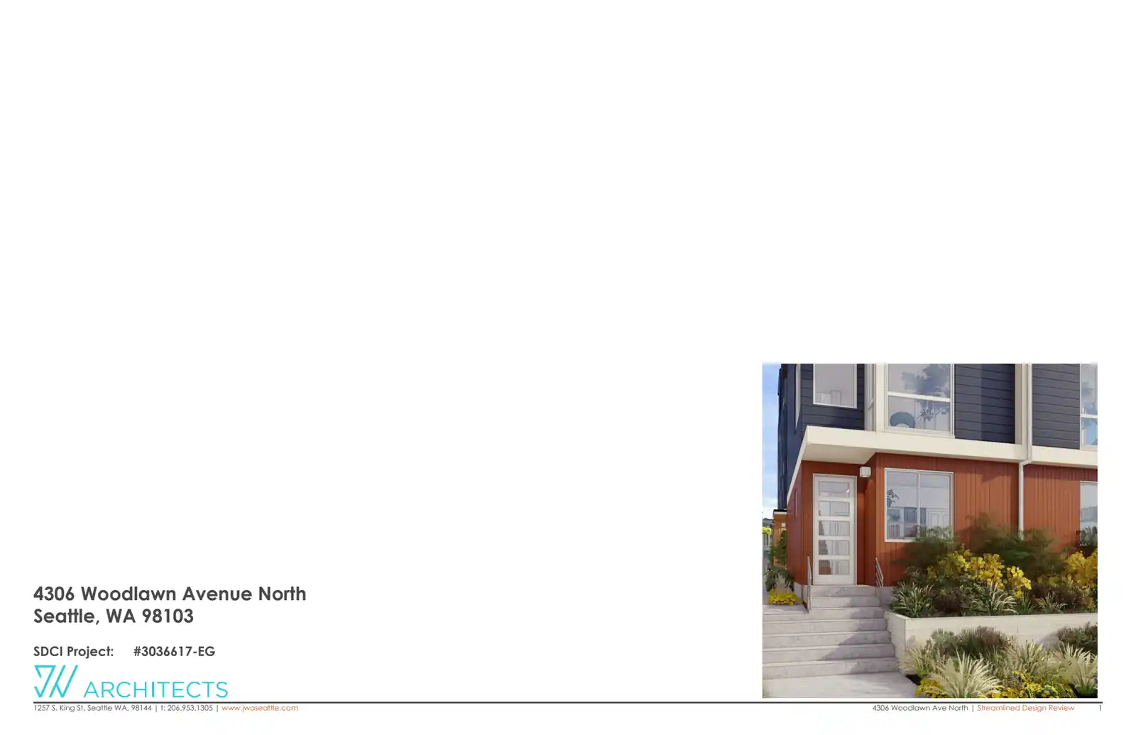 Design review proposal for 4306 Woodlawn Ave N
