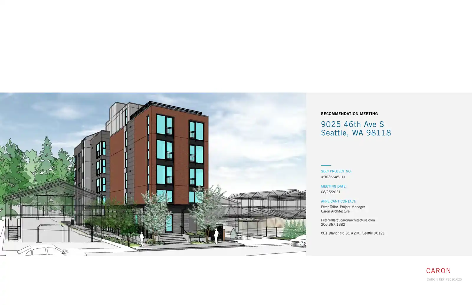 Design review proposal for 9025 46th Ave S
