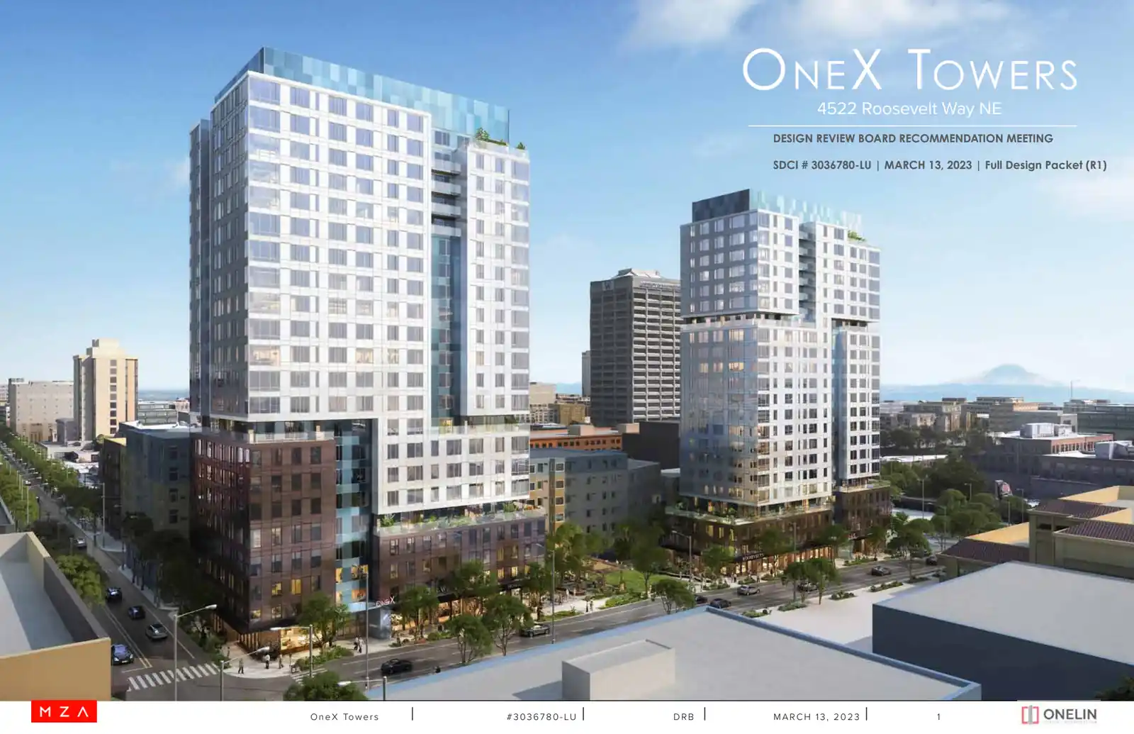 Design review proposal for 4522 Roosevelt Way NE
