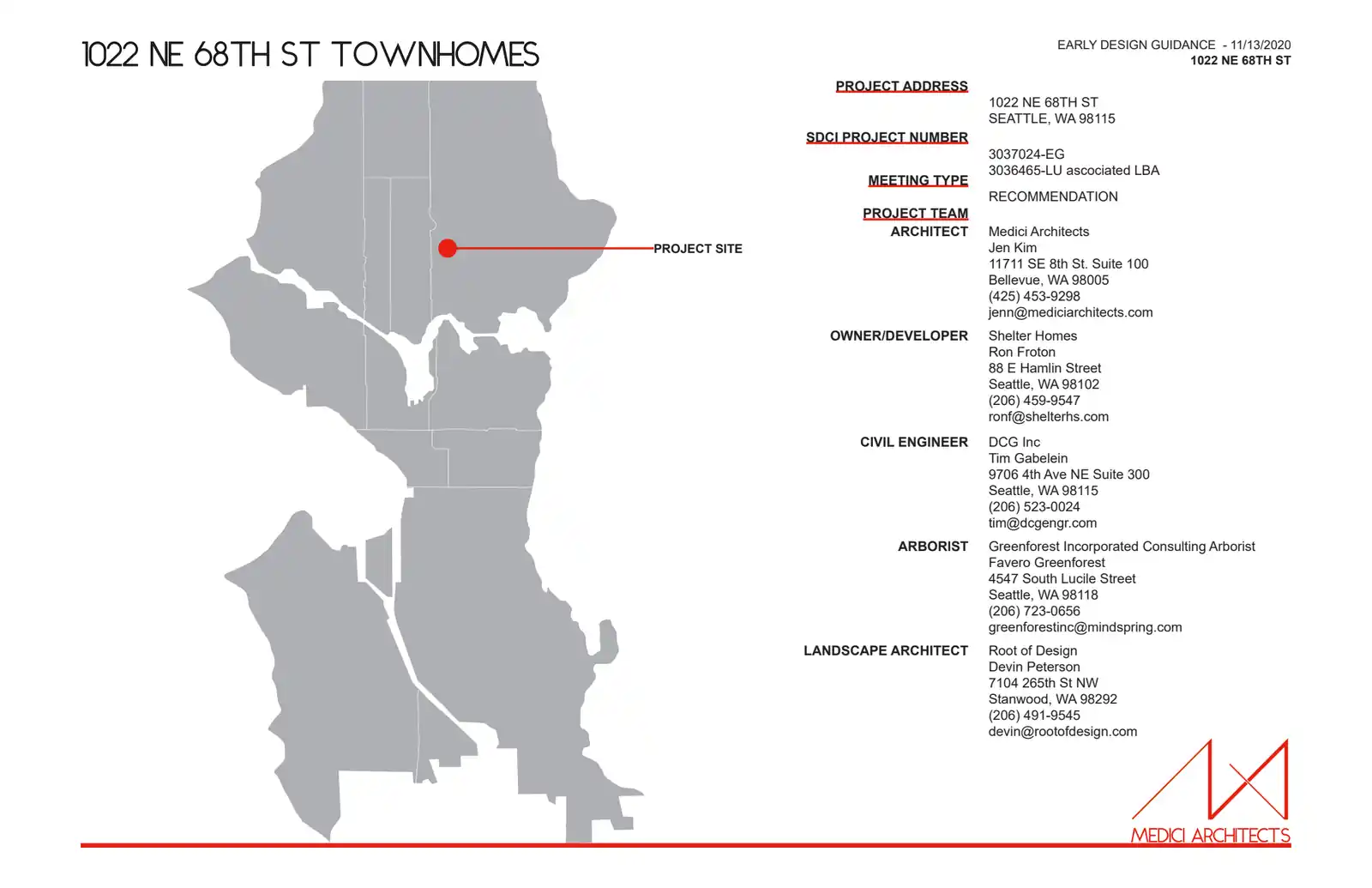 Design review proposal for 1022 NE 68th St
