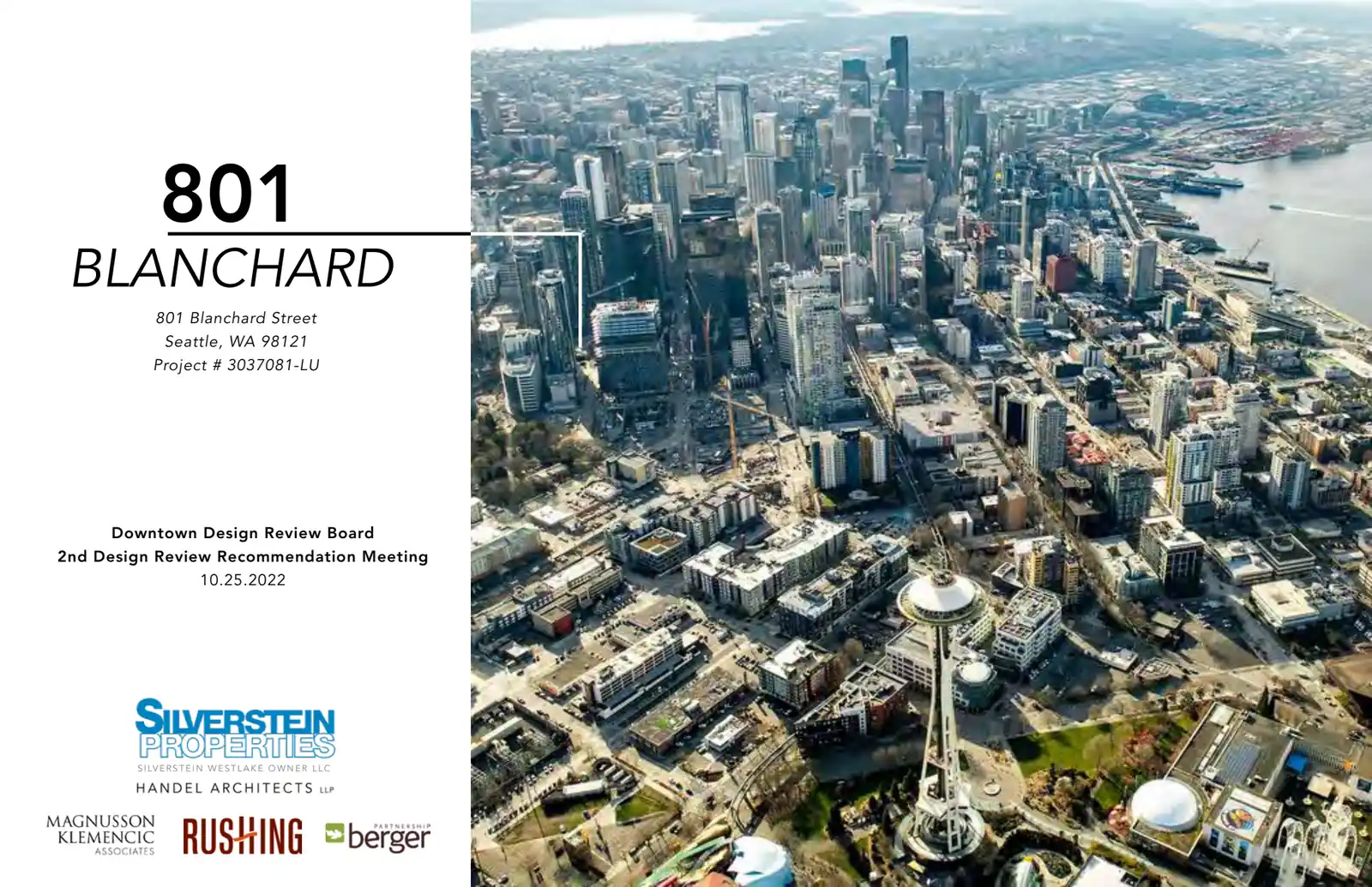 Design review proposal for 801 Blanchard St