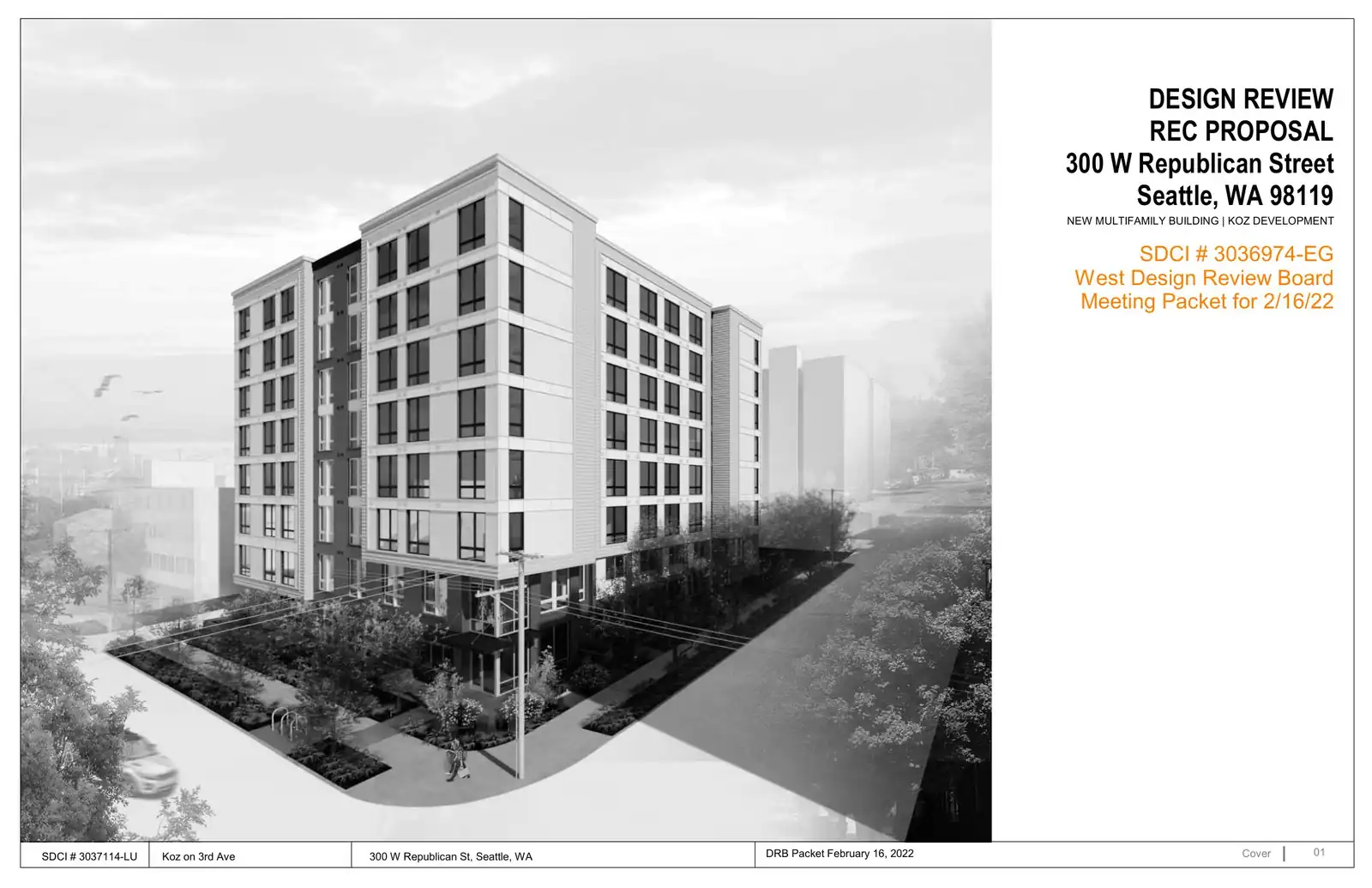 Design review proposal for 300 W Republican St