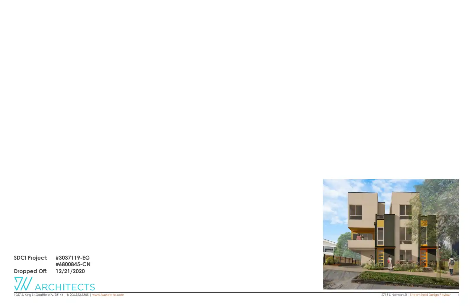 Design review proposal for 2713 S Norman St