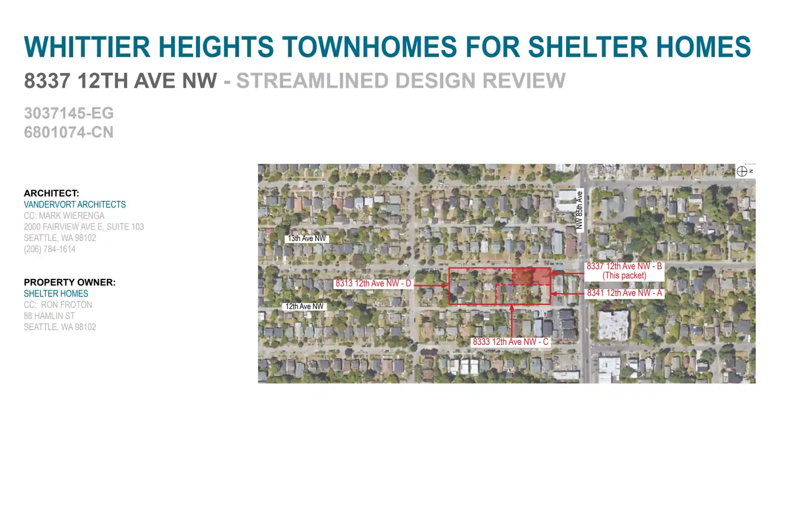 Design review proposal for 8337 12th Ave NW