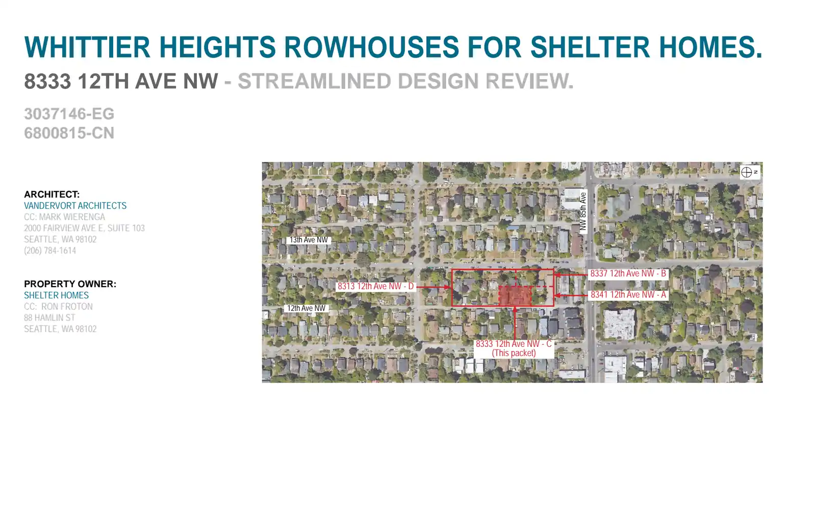 Design review proposal for 8333 12th Ave NW