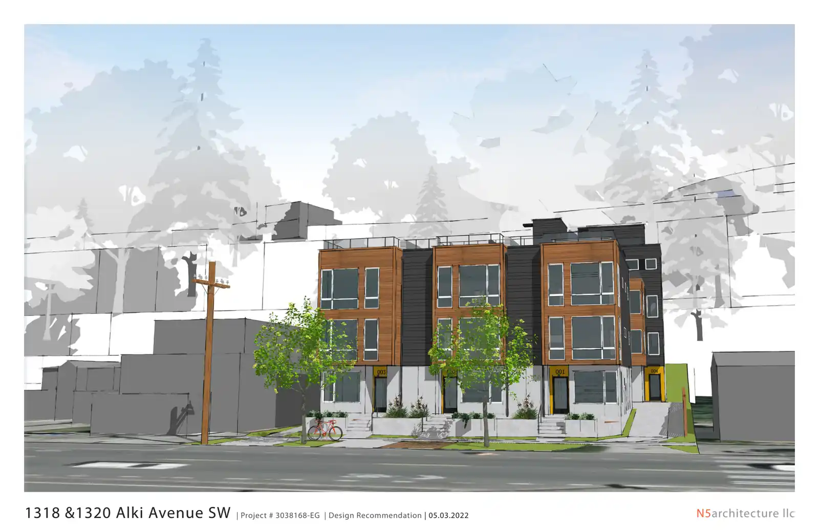 Design review proposal for 1318 Alki Ave SW