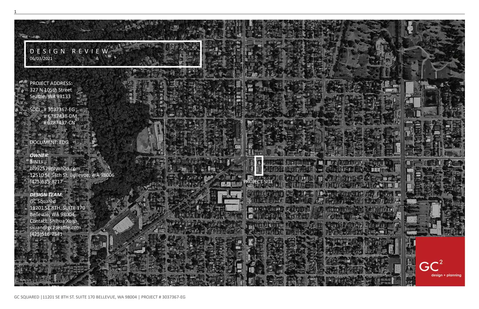 Design review proposal for 327 N 105th St