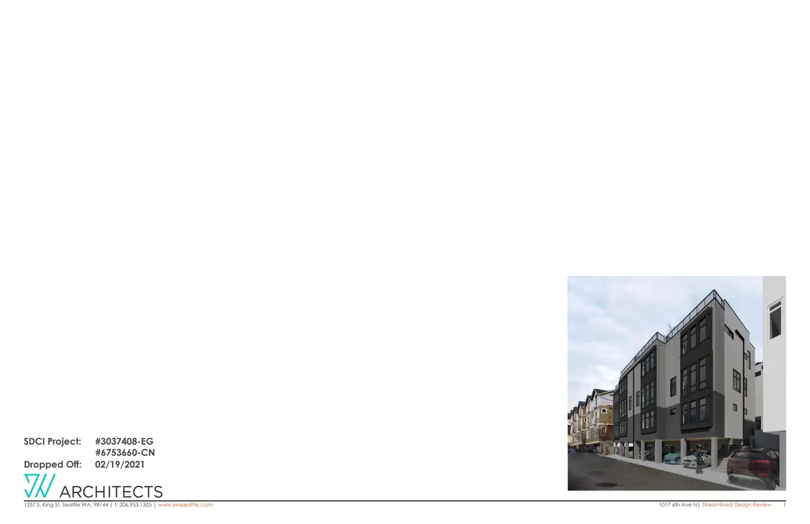 Design review proposal for 1017 6th Ave N