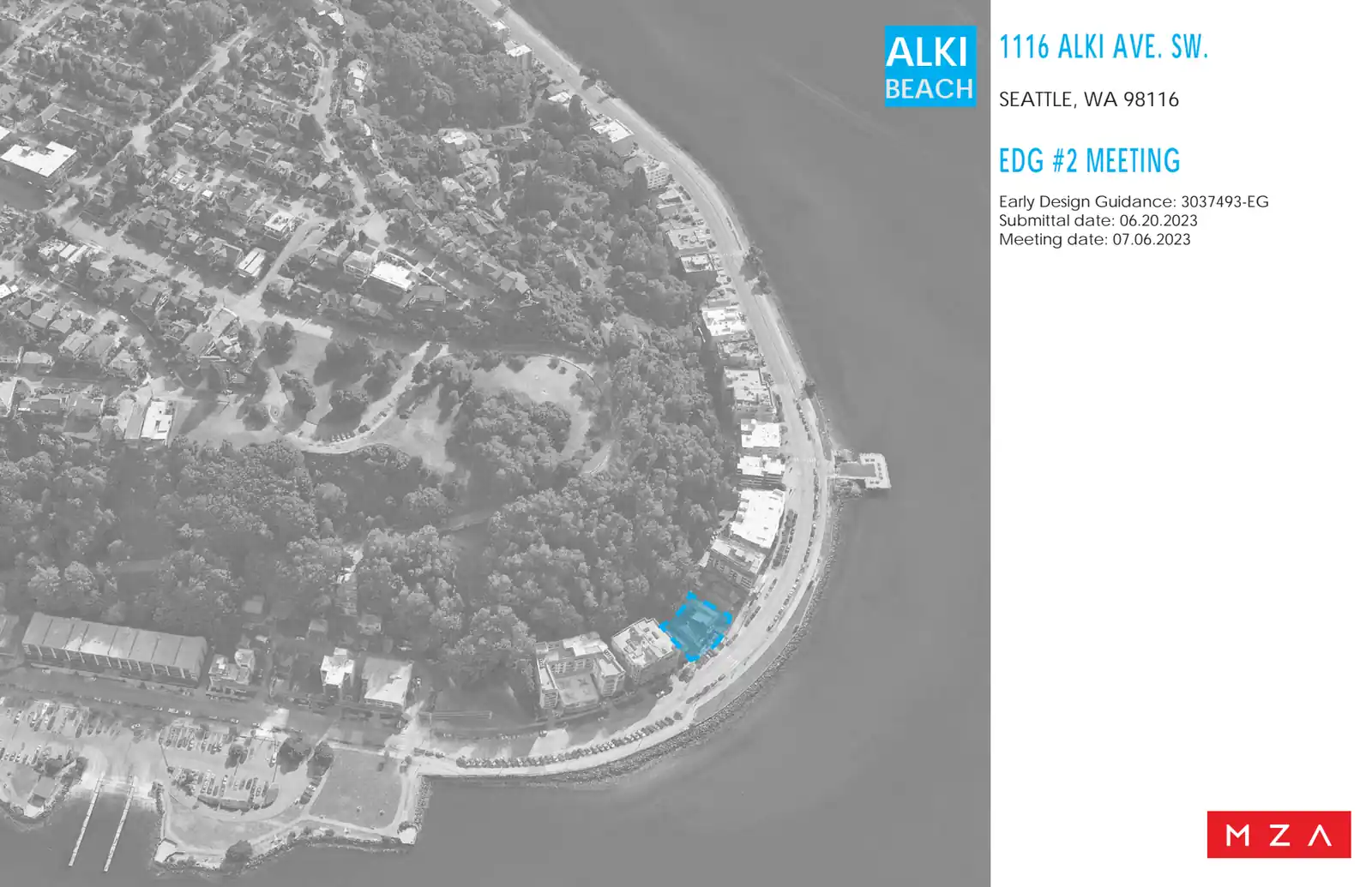 Design review proposal for 1116 Alki Ave SW