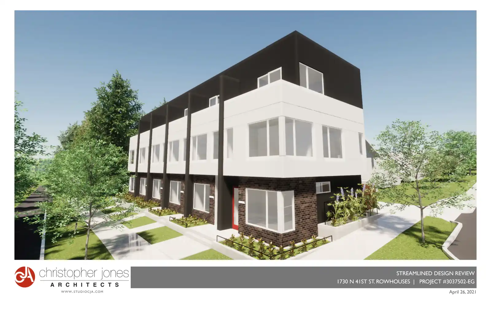 Design review proposal for 1730 N 41st St