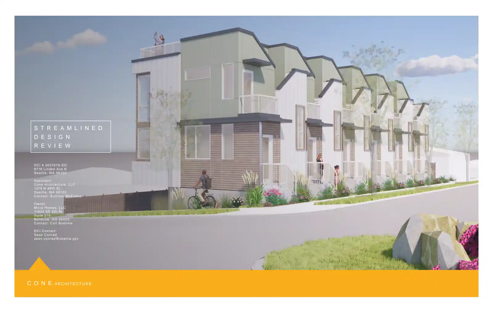 Design review proposal for 8718 Linden Ave N