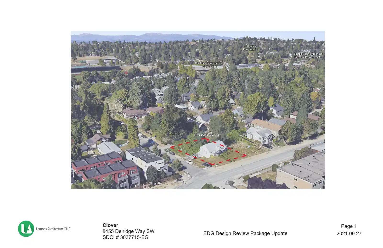 Design review proposal for 8455 Delridge Way SW
