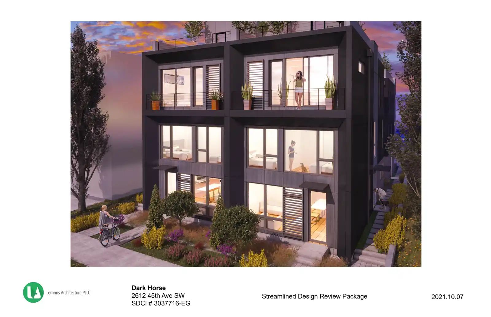 Design review proposal for 2612 45th Ave SW
