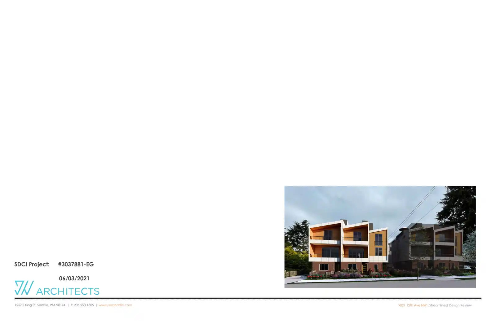 Design review proposal for 9021 12th Ave NW